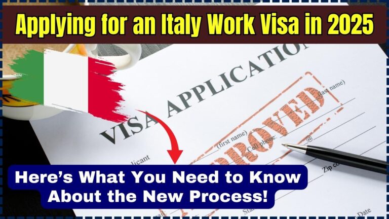 Italy Sponsor Visa Application Form 2025: A Complete Guide