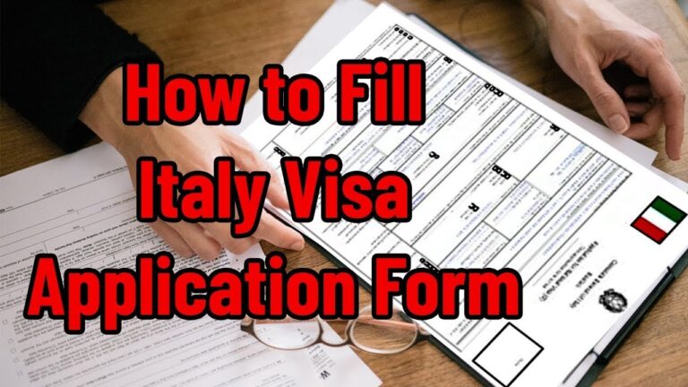 Italy Sponsor Visa Application Form: A Step-by-Step Guide